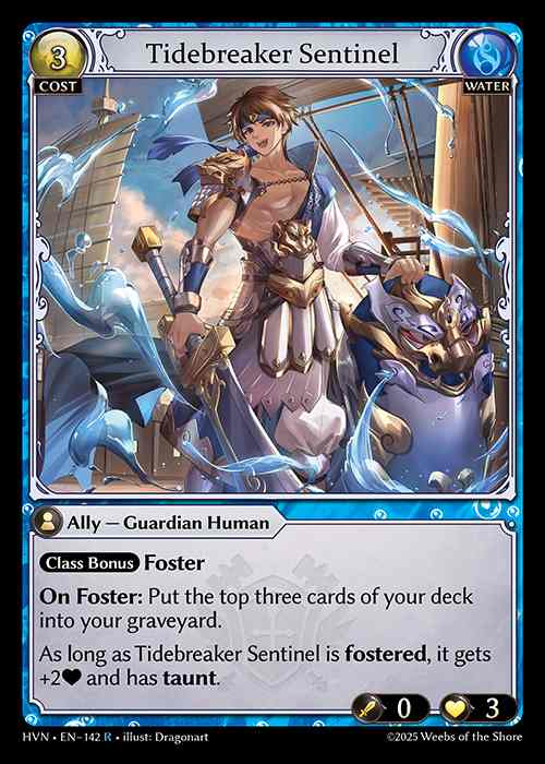 [Water] Tidebreaker Sentinel [HVN142-R]