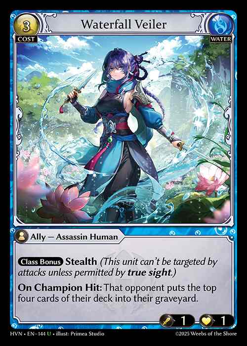 [Water] Waterfall Veiler [HVN144-U]