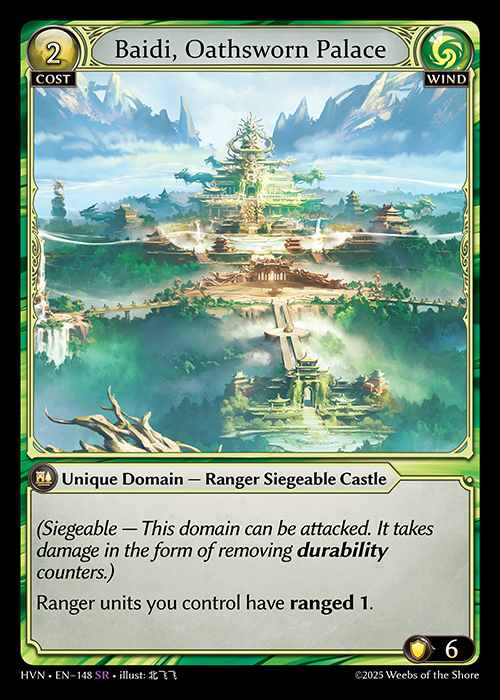 [Wind] Baidi, Oathsworn Palace [HVN148-SR]
