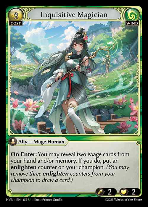 [Wind] Inquisitive Magician [HVN157-U]