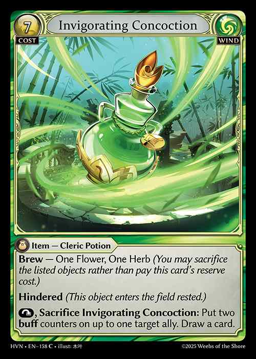 [Wind] Invigorating Concoction [HVN158-C]