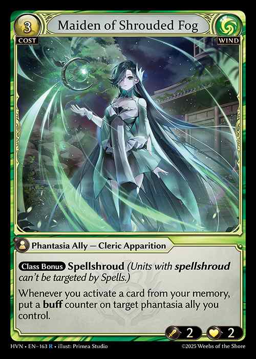 [Wind] Maiden of Shrouded Fog [HVN163-R]