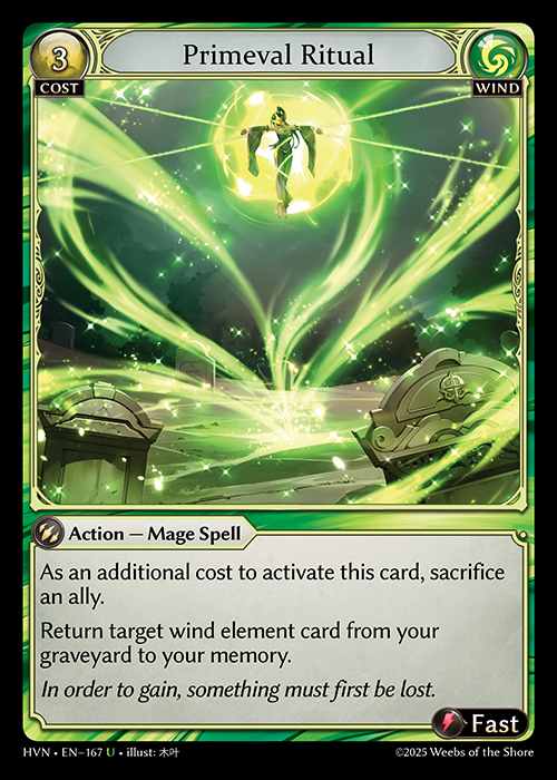 [Wind] Primeval Ritual [HVN167-U]