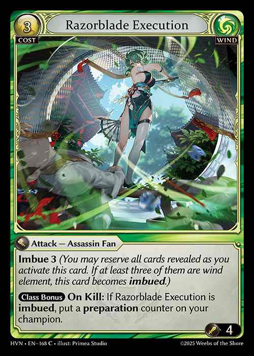 [Wind] Razorblade Execution [HVN168-C]