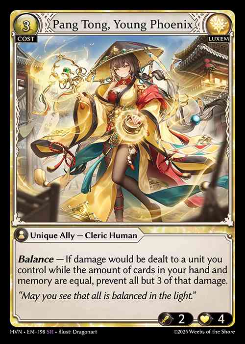 [Luxem] Pang Tong, Young Phoenix [HVN198-SR]