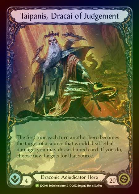 【CF】[Draconic] Taipanis, Dracai of Judgement [JDG001] (Promo) Cold Foil
