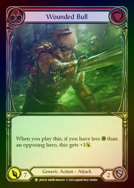 【CF】[Generic] Wounded Bull [JDG014] (Promo) Cold Foil