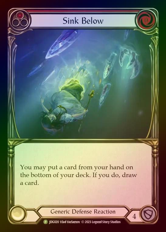 【CF】[Generic] Sink Below (red) [JDG020] (Promo) Cold Foil