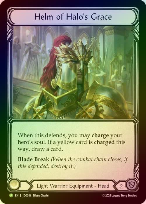【CF】[Light Warrior] Helm of Halo's Grace [JDG031] (Promo) Cold Foil