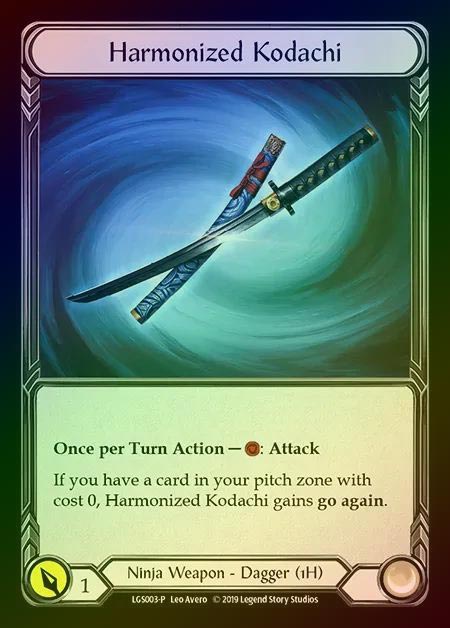 【CF】[Ninja] Harmonized Kodachi [LGS003] (Promo) Cold Foill
