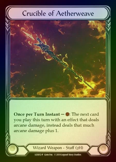 【CF】[Wizard] Crucible of Aetherweave [LGS012] (Promo) Cold Foill