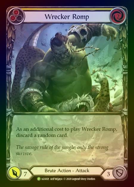 【RF】[Brute] Wrecker Romp (yellow) [LGS021] (Promo) Rainbow Foil