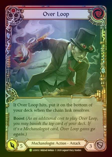 【RF】[Mechanologist] Over Loop (red) [LGS032] (Promo) Rainbow Foil