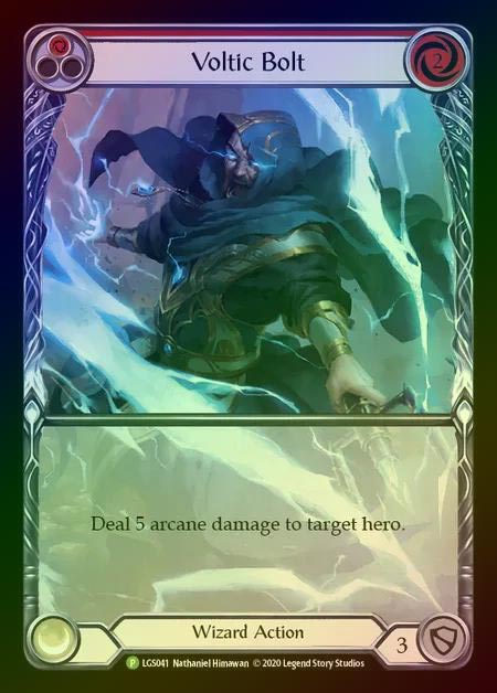 【RF】[Wizard] Voltic Bolt (red) [LGS041] (Promo) Rainbow Foil