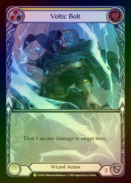 【RF】[Wizard] Voltic Bolt (yellow) [LGS042] (Promo) Rainbow Foil