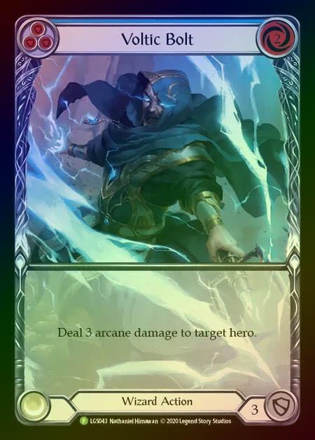 【RF】[Wizard] Voltic Bolt (blue) [LGS043] (Promo) Rainbow Foil