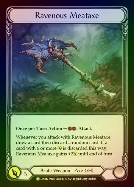 【CF】[Brute] Ravenous Meataxe [LGS047] (Promo) Cold Foil