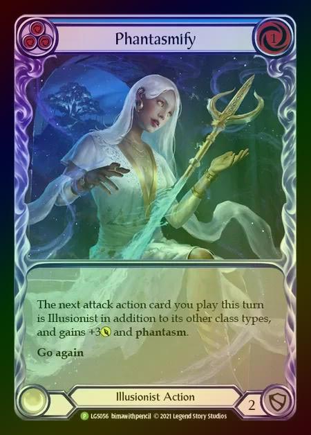 【RF】[Illusionist] Phantasmify (blue) [LGS056] (Promo) Rainbow Foil