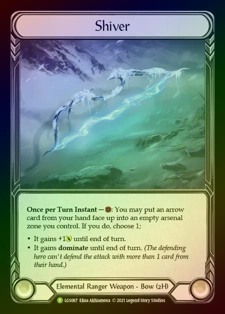 【CF】[Elemental Ranger] Shiver [LGS067] (Promo) Cold Foil