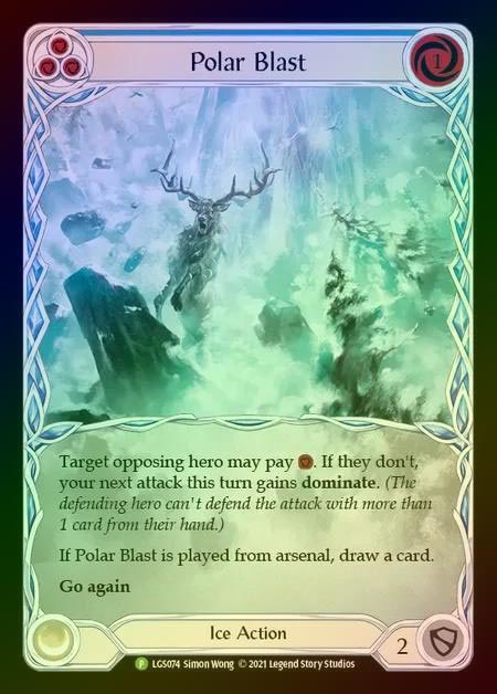 【RF】[Ice] Polar Blast (blue) [LGS074] (Promo) Rainbow Foil