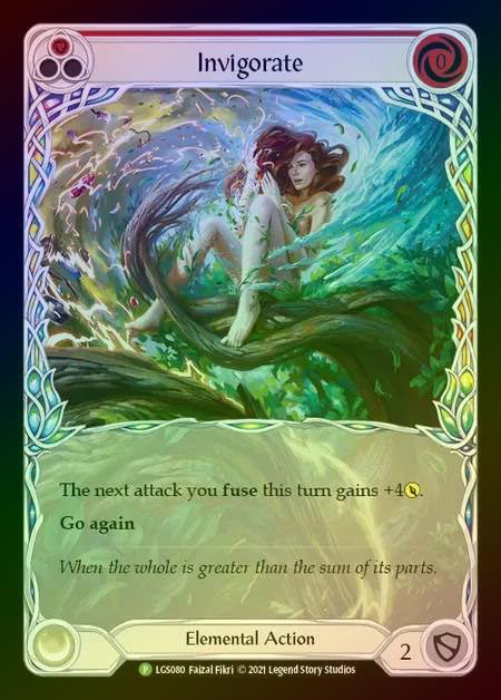 【RF】[Elemental] Invigorate (red) [LGS080] (Promo) Rainbow Foil