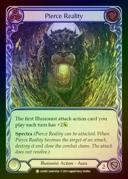 【CF】[Illusionist] Pierce Reality [LGS095] (Promo) Cold Foil