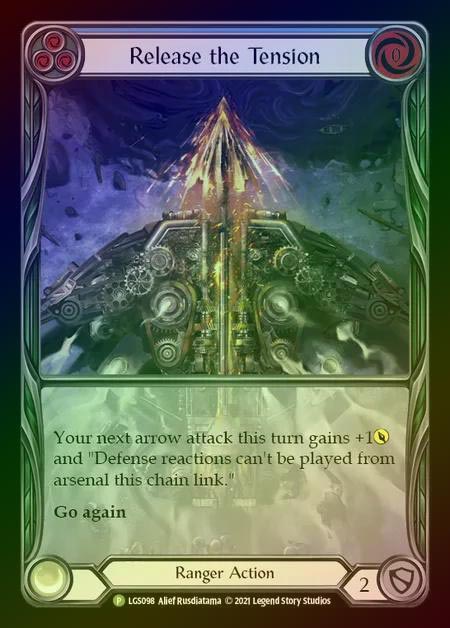 【RF】[Ranger] Release the Tension (blue) [LGS098] (Promo) Rainbow Foil