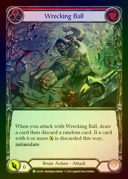 【RF】[Brute] Wrecking Ball [LGS101] (Promo) Rainbow Foil