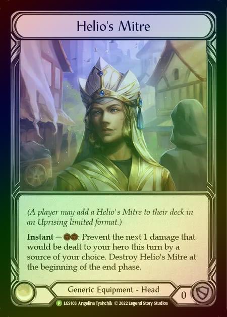 【RF】[Generic] Helio's Mitre [LGS103] (Promo) Rainbow Foil