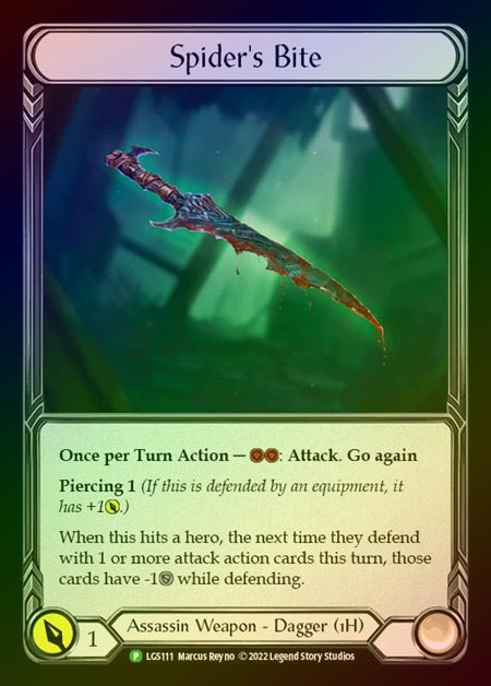 【CF】[Assassin] Spider's Bite [LGS111] (Promo) Cold Foil