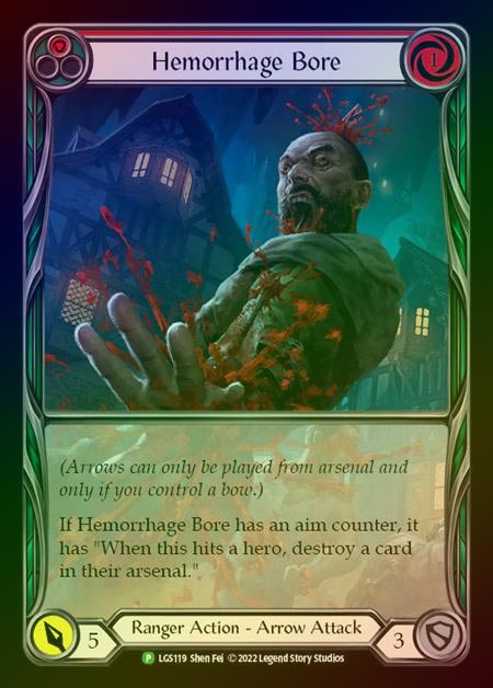 【RF】[Ranger] Hemorrhage Bore (red) [LGS119] (Promo) Rainbow Foil