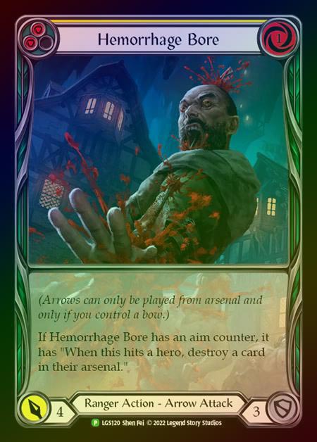 【RF】[Ranger] Hemorrhage Bore (yellow) [LGS120] (Promo) Rainbow Foil