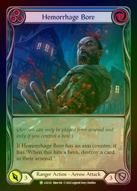 【RF】[Ranger] Hemorrhage Bore (blue) [LGS121] (Promo) Rainbow Foil