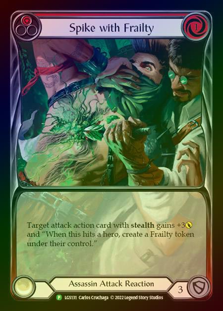 【RF】[Assassin] Spike with Frailty [LGS131] (Promo) Rainbow Foil