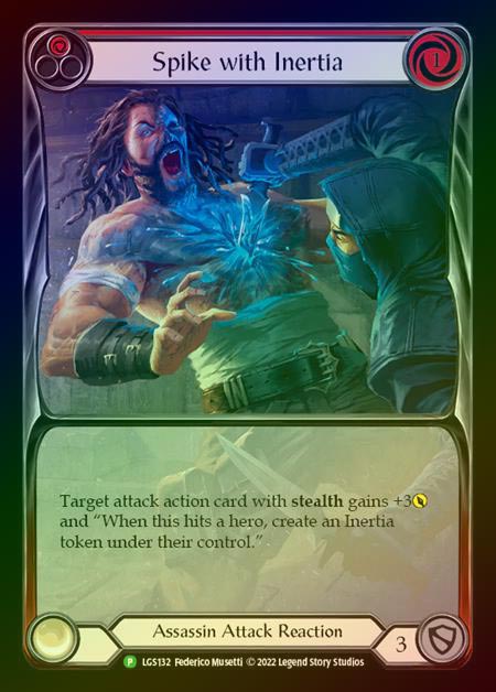 【RF】[Assassin] Spike with Inertia [LGS132] (Promo) Rainbow Foil