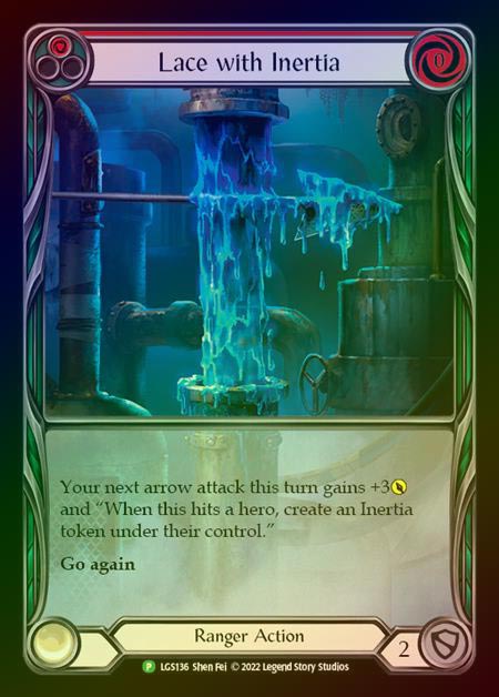 【RF】[Ranger] Lace with Inertia [LGS136] (Promo) Rainbow Foil