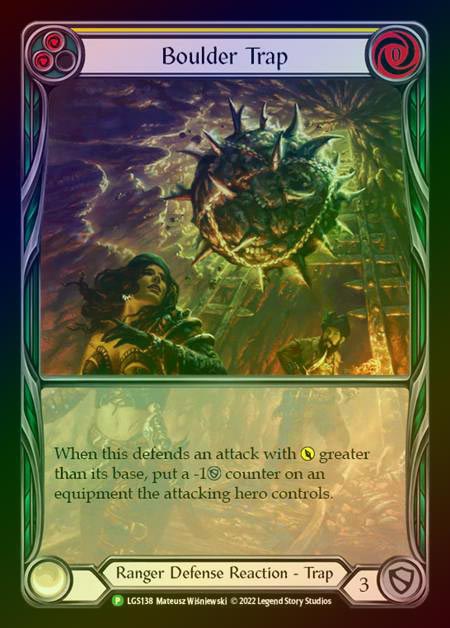 【RF】[Ranger] Boulder Trap [LGS138] (Promo) Rainbow Foil