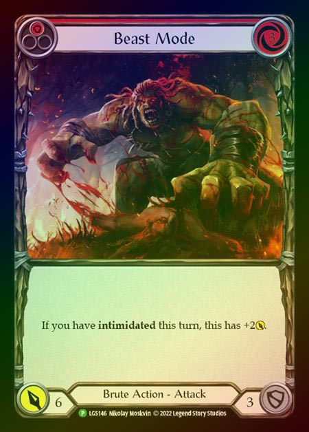 【RF】[Brute] Beast Mode [LGS146] (Promo) Rainbow Foil