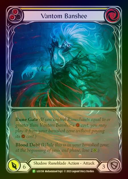 【RF】[Shadow Runeblade] Vantom Banshee (yellow) [LGS158] (Promo) Rainbow Foil
