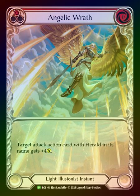 【RF】[Light Illusionist] Angelic Wrath (red) [LGS161] (Promo) Rainbow Foil