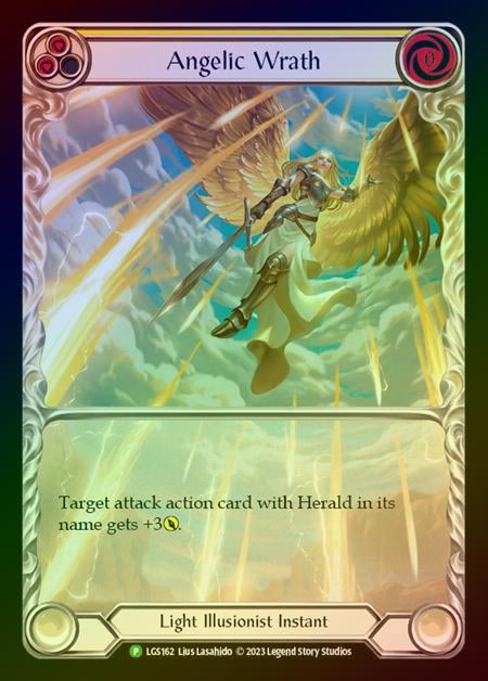 【RF】[Light Illusionist] Angelic Wrath (yellow) [LGS162] (Promo) Rainbow Foil