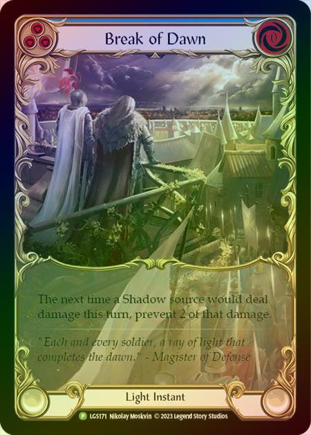 【RF】[Light] Break of Dawn (blue) [LGS171] (Promo) Rainbow Foil