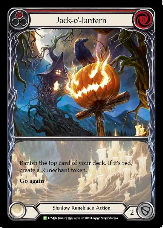[Shadow Runeblade] Jack-o'-lantern (red) [LGS176] (Promo)