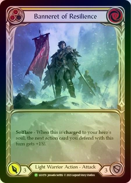 【RF】[Light Warrior] Banneret of Resilience [LGS179] (Promo) Rainbow Foil