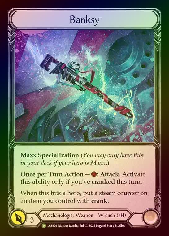 【CF】[Mechanologist] Banksy [LGS201] (Promo) Cold Foil