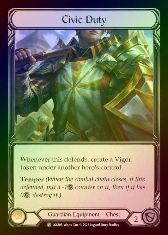 【RF】[Guardian] Civic Duty [LGS208] (Promo) Rainbow Foil