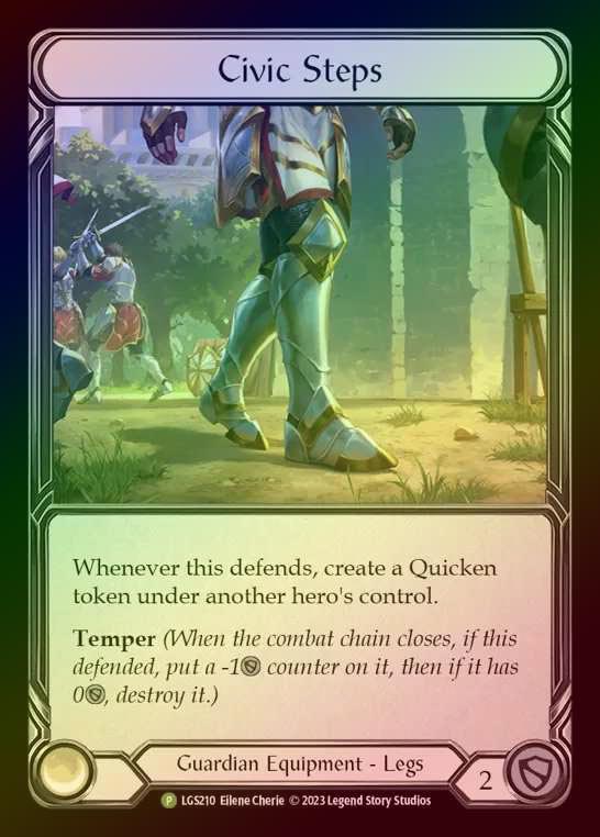【RF】[Guardian] Civic Steps [LGS210] (Promo) Rainbow Foil