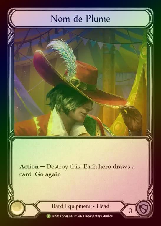 【RF】[Bard] Nom de Plume [LGS213] (Promo) Rainbow Foil