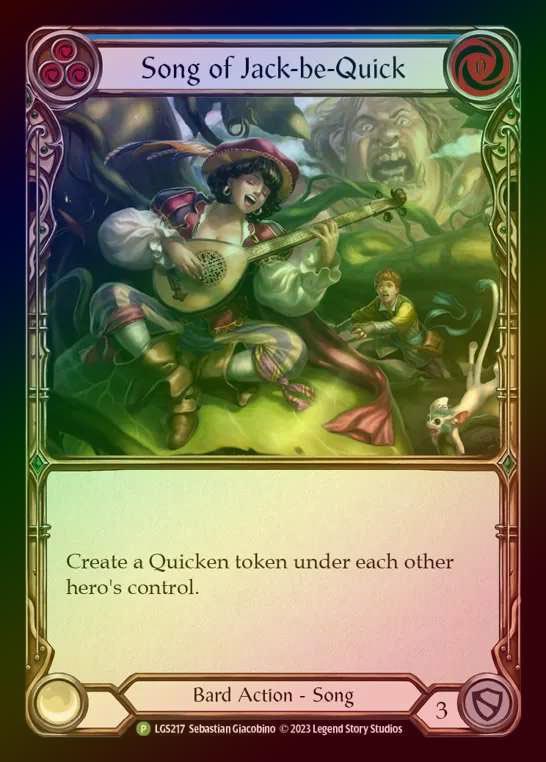 【RF】[Bard] Song of Jack-be-Quick [LGS217] (Promo) Rainbow Foil