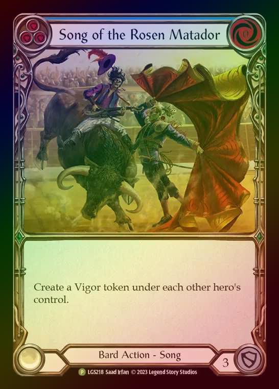 【RF】[Bard] Song of the Rosen Matador [LGS218] (Promo) Rainbow Foil